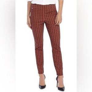 Patterned Skinny Pants